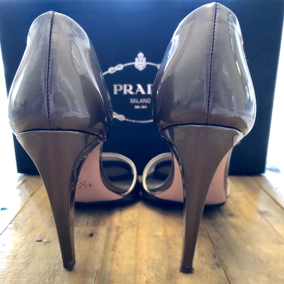 Stunning Prada Taffetas Vogue Pumps, Sz 40 - Picture 5 of 8